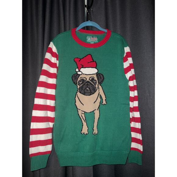 Ugly Christmas Sweater Sweaters - Ugly Christmas Sweater Xmas Size Medium Dog